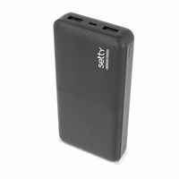 Setty power bank 20000 mAh SPB-20 melns
