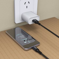 Dudao L3ST USB-A - USB-C 5A 1.2m pīts kabelis - melns