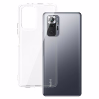 Viedtālruņa aizmugurējais apvalks 2 mm, ideāli piemērots XIAOMI REDMI NOTE 10 PRO/NOTE 10 PRO MAX, caurspīdīgs