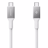 Spigen Essential EB24015CC USB-C / USB-C 240W kabelis 150 cm - Balts