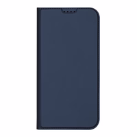 Dux Ducis Skin Pro viedtālruņa apvalks iPhone 16 ar atveramu vāciņu un karšu nodalījumu - zils