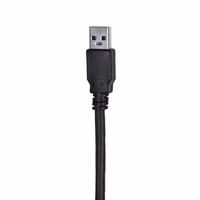 Lanberg CA-USBA-30CU-0010-BK USB cable 1m 3.0 USB A melns
