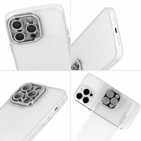 Kameras apvalks Iphone 13 Pro Max ar šķidro spīdumu - caurspīdīgs