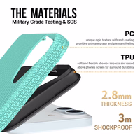 Perfectionists Trīsstūra magiju futrālis iPhone 16 zaļš