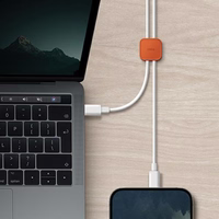 Uniq Pod pašlīmējošo kabeļu organizētāju komplekts, 8 gab., rozā / gaiši rozā