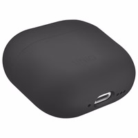 Uniq Lino silikona apvalks AirPods 4 - pelēks