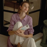 Uniq Coehl Linear viedtālruņa apvalks iPhone 14 Pro Max - perlamutra