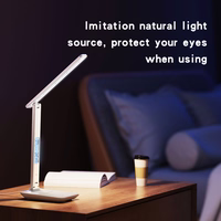 Yesido galda lampa DS20 induktīva ar LCD displeju balta