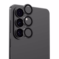 Benks rūdīta stikla stikls Warrior Lens Protector kameras aizsargstikls priekš Samsung Galaxy S26/S26 Plus (lēca 3 gab.) melns