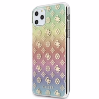 Guess GUHCN65PEOML iPhone 11 Pro Maxmulticolor cietais maciņš Iridescent 4G Peony