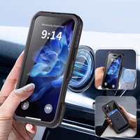 Ūdensizturīgs apvalks SHELLBOX GT, saderīgs ar MagSafe, paredzēts IPHONE 16 Pro Max, melns