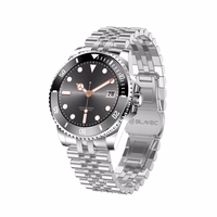 Blavec viedpulkstenis M-02 Business AMOLED pilna skāriena ar balss zvanu funkciju (SWM02-S) sudraba