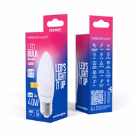 Forever Light LED Bulb E27 C37 4.2W 480lm 6000K class E