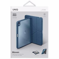 UNIQ maciņš Moven iPad 10 gen. (2022) zils/capri zils