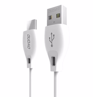 Dudao kabelis USB Type C 2.1A 1m balts (L4T 1m balts)