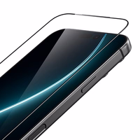 Benks Aizsargstikls Glass Warrior Safīra pārklājums paredzēts iPhone 17 Air - melns