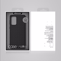 Nillkin Textured viedtālruņa apvalks izturīgs pastiprināts apvalks ar gēla rāmi un neilona aizmuguri Samsung Galaxy A73 melns