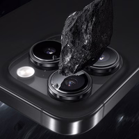 Benks rūdīts stikls Glass Warrior kameras lēcas aizsargs iPhone 16/16 Plus (2 lēcas), sudraba