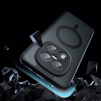 Tech-Protect MagMat MagSafe futrālis priekš Xiaomi Poco M8 Pro / Redmi Note 15 Pro+ 5G - Melns