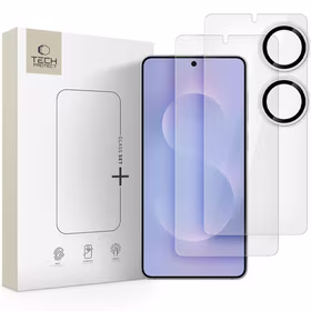 Rūdītais stikls Tech-Protect Glass Set+ 3 gab. Samsung Galaxy S25 Edge - Caurspīdīgs