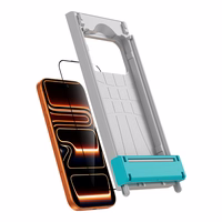 Benks rūdīts stikls Glass Warrior 2.0 AR-EZFita iPhone 17/16 Pro