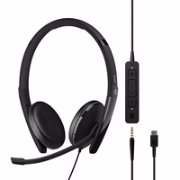 EPOS ADAPT 165T USB-C II Headset melns