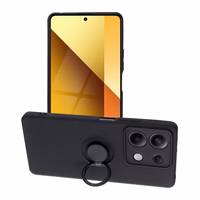 Silikona gredzenveida apvalks viedtālrunim XIAOMI Redmi Note 13 5G - melns