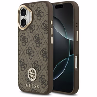 Guess 4G Strass Logo MagSafe viedtālruņa apvalks iPhone 17 - brūns