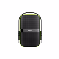 Silicon Power Armor A60 external hard drive 5000 GB melns, zaļš