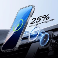 ESR Classic Hybrid Kickstand Halolock MagSafe Viedtālruņa apvalka komplekts + Aizsargstikls iPhone 16 Plus – caurspīdīgs