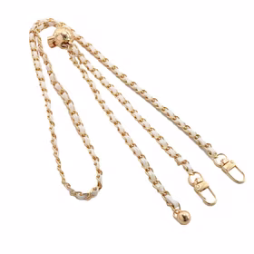 Telefona siksniņa G-14 balts-zeltains