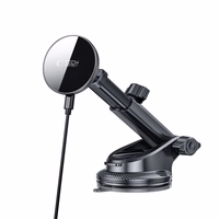 Tech-Protect mm15W-V10 magnētiskais MagSafe auto turētājs panelim/stiklam/ventilācijai melns