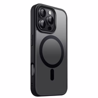 Satin Matt Mag iPhone 16 cace black