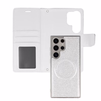 Glitter Magsafe Viedtālruņa apvalks Samsung Galaxy S24 Plus sudrabains