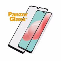 PanzerGlass E2E Regulārais rūdītais stikls Samsung Galaxy A32 5G - ar melnu rāmi