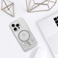 Viedtālruņa apvalks Tel Protect Moonlite Magsafe Case for Iphone 16 Pro - sudrabains caurspīdīgs