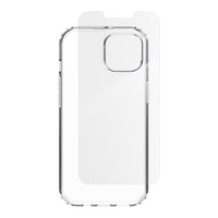 ZAGG IF Defense komplekts viedtālruņa apvalks iPhone 16e (2025) / 15 / 14 / 13 - Caurspīdīgs