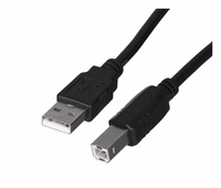 Lanberg CA-USBA-10CC-0018-BK USB cable USB 2.0 1.8 m USB B Black