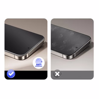 Tel Protect Full Glue 6D Matt rūdīts stikls priekš Samsung Galaxy S26 Plus Black (ar pirkstu nospiedumu atbloķēšanu)