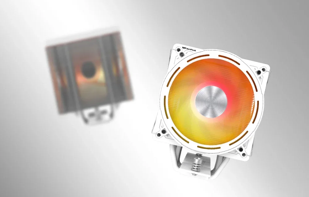 2 Darkflash aktīvā dzesētāja komplekti gaišā fonā