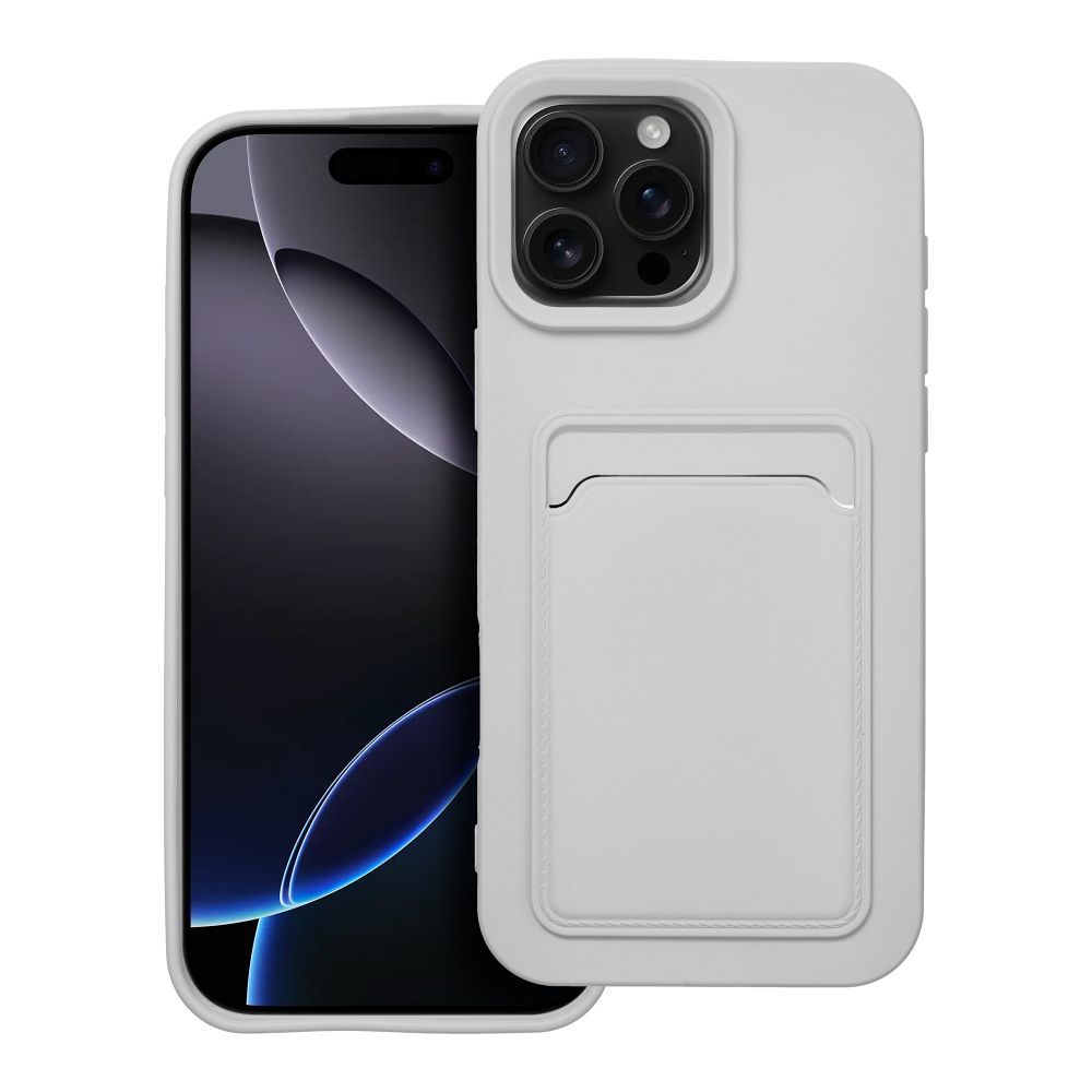 Viedtālruņa apvalks CARD IPHONE 16 Pro Max balts