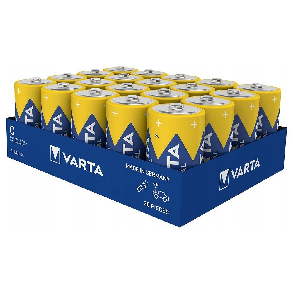 VARTA alkalīnā baterija R14 (Type C) Industrial Pro 20 gab.