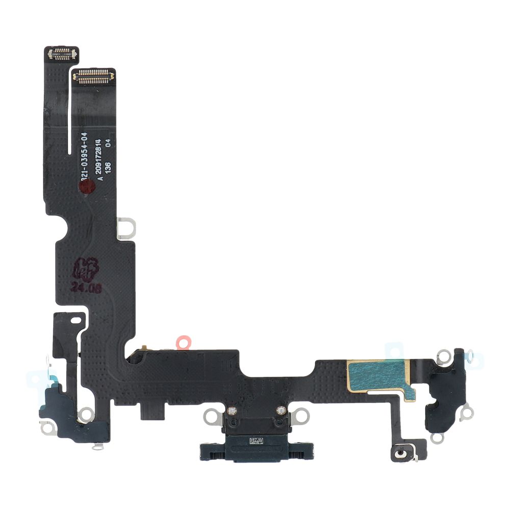 Uzlādes fleksis USB IPHONE 14 Plus melns (izvilkts)