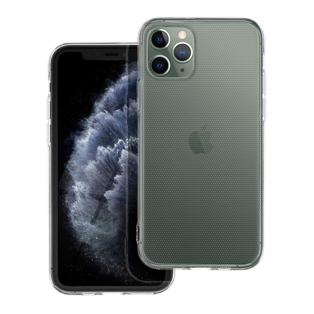 Viedtālruņa apvalks 2 mm paredzēts iPhone 11 Pro (kameras aizsardzība) caurspīdīgs