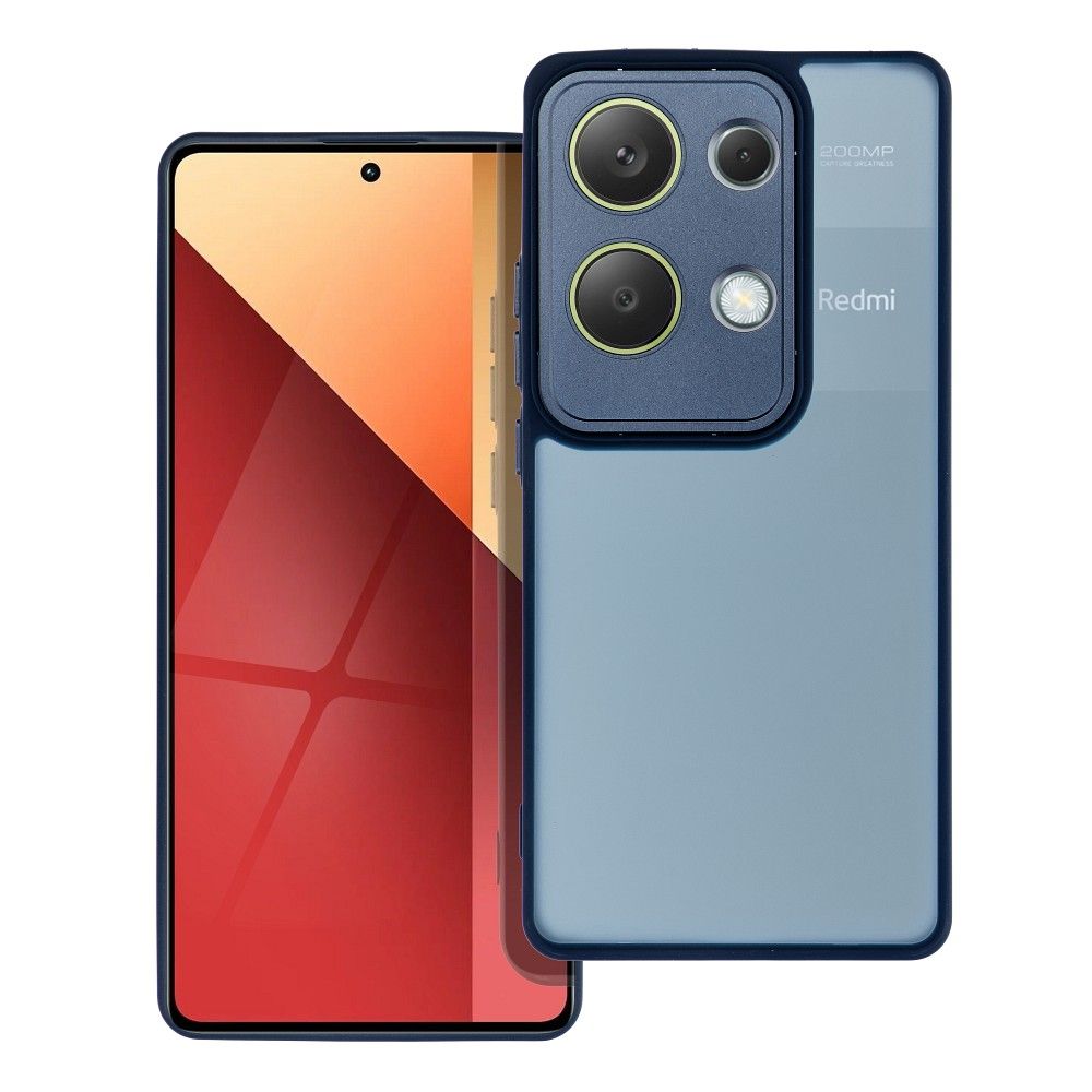VARIETE viedtālruņa apvalks XIAOMI Redmi Note 13 Pro 4G / POCO M6 Pro 4G tumši zils