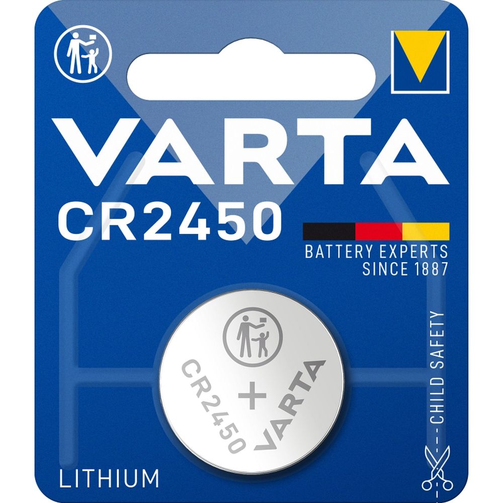 VARTA litija baterija CR2450 3V 1 gab.