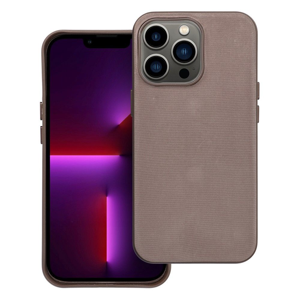 WOVEN MAG COVER vāciņš saderīgs ar MagSafe IPHONE 13 Pro - gaiši brūns