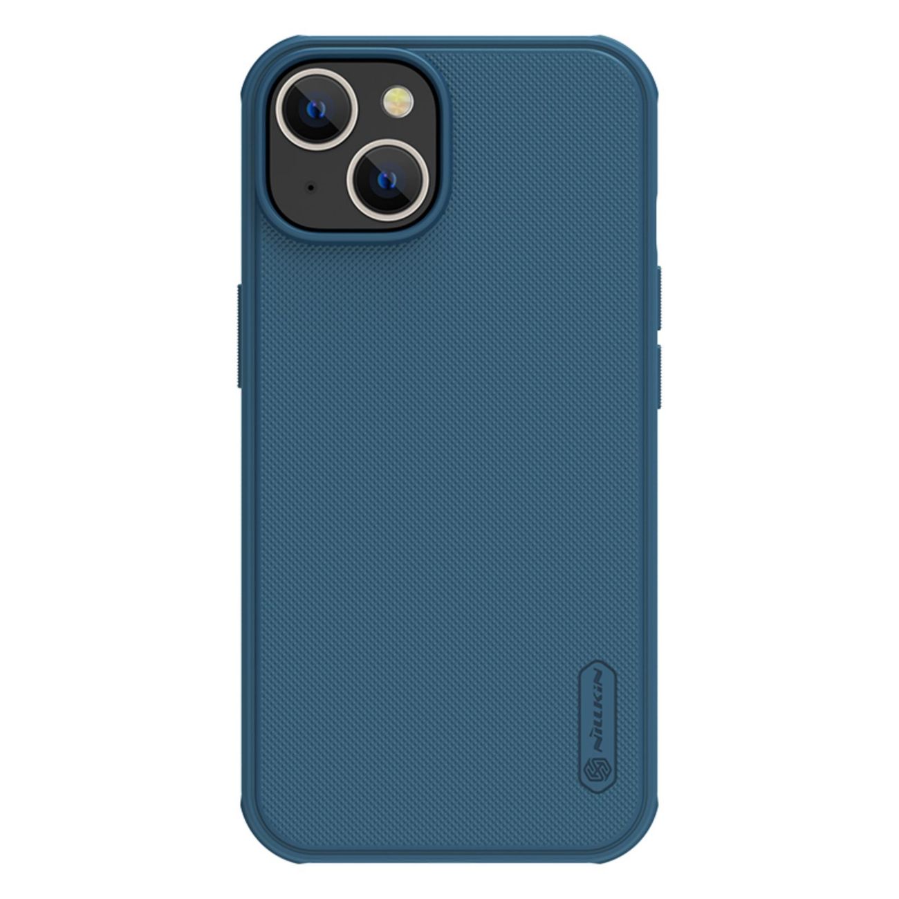 Nillkin Super Frosted Shield Pro viedtālruņa apvalks iPhone 14 Plus aizmugurējais apvalks zils