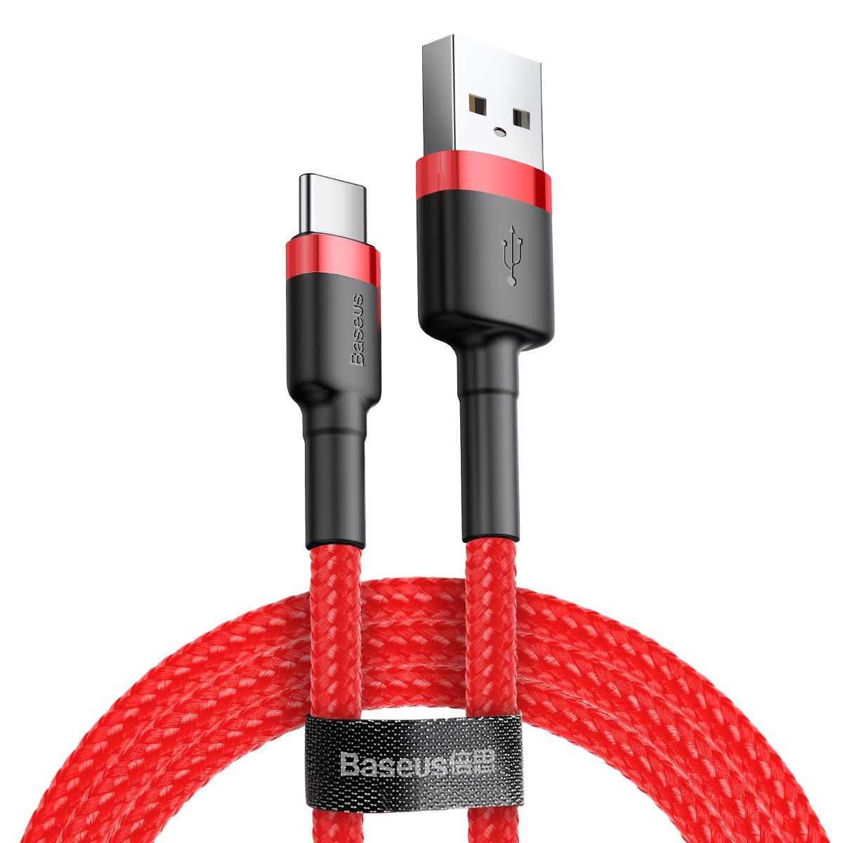 Baseus Cafule USB kabelis USB-C 0,5m 3A sarkans