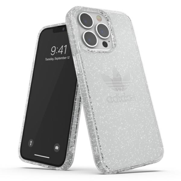 Adidas OR Aizsargājošs Caurspīdīgs Apvalks Spīdums iPhone 13 Pro / iPhone 13 - Caurspīdīgs Sudrabs